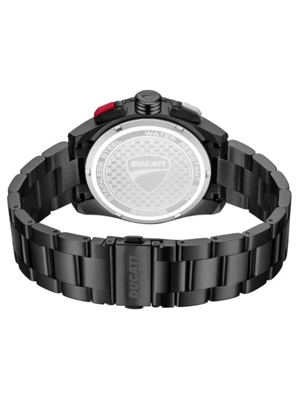 NWT Ducati Chronograph Quartz Black Dial Men's Watch